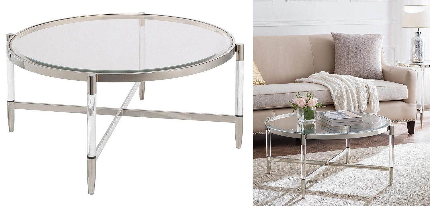 Кофейный стол Existential Silver Coffee Table Кофейный стол Existential Silver Coffee Table - Loft-Concept в Липецке