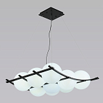 Люстра подвесная с 9-ю плафонами в форме шара Yarvi варинант исполнения - 4 | Loft Concept в Липецке