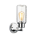 Бра с цилиндрическим прозрачным плафоном из стекла с пузырьками Elstead Lighting варинант исполнения - 1 | Loft Concept в Липецке