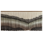 Пейзаж из нитей Макраме Wall decor Black and White Landscape варинант исполнения - 6 | Loft Concept в Липецке