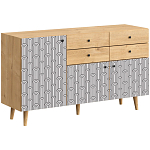 Буфет с принтом на дверцах Elise Cupboard варинант исполнения - 13 | Loft Concept в Липецке