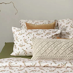 Чехол на подушку с макраме бежевого цвета Macrame варинант исполнения - 6 | Loft Concept в Липецке