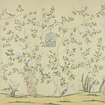 Обои ручная роспись Askew Verdigris  варинант исполнения - 4 | Loft Concept в Липецке