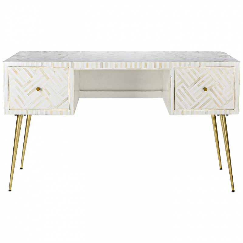 Стол Cream Indian Bone Inlay table Кремовый Стол Cream Indian Bone Inlay table Кремовый в Липецке | Loft Concept