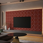 Гипсовая 3D панель с принтографией PM-11 варинант исполнения - 1 | Loft Concept в Липецке