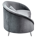 Диван с мягкой обивкой из ткани серый Ethan Sofa варинант исполнения - 1 | Loft Concept в Липецке