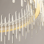 Люстра круглая с прозрачными стеклянными трубками 51 см Nembus варинант исполнения - 8 | Loft Concept в Липецке