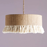 Люстра круглая плетеная с кисточками Solar Glow варинант исполнения - 6 | Loft Concept в Липецке