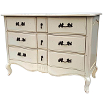 Комод бежевый в стиле Прованс Montmartre Provence Beige Wide варинант исполнения - 2 | Loft Concept в Липецке