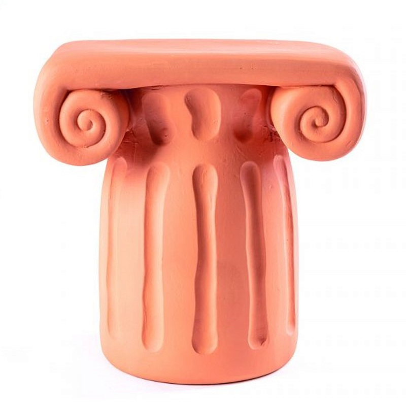 Приставной столик Seletti Capitello Терракотовый Приставной столик Seletti Capitello Терракотовый в Липецке | Loft Concept