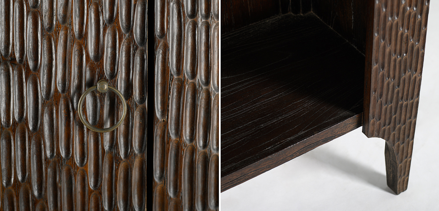 Шкаф Juniper Wood Carved Cabinet Шкаф Juniper Wood Carved Cabinet - Loft-Concept в Липецке