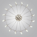 Люстра подвесная из металла с прозрачными подвесками из хрусталя Quasar 93 варинант исполнения - 11 | Loft Concept в Липецке