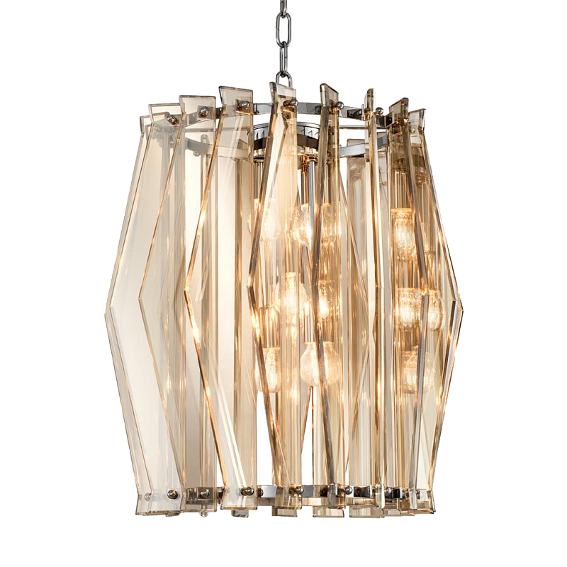 Люстра Chandelier Twist Никель Золотой Люстра Chandelier Twist Никель Золотой в Липецке | Loft Concept
