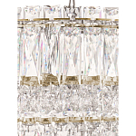 Люстра подвесная круглая из прозрачного хрусталя с золотым корпусом Selfsufficient варинант исполнения - 5 | Loft Concept в Липецке