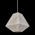 Подвесной светильник с фигурным плафоном Stone Prism варинант исполнения - 6 | Loft Concept в Липецке