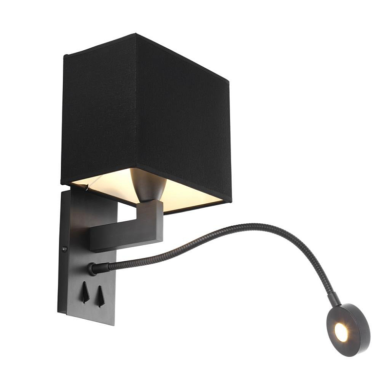 Бра Wall Lamp Reading Bronze Черный Темная бронза Бра Wall Lamp Reading Bronze Черный Темная бронза в Липецке | Loft Concept