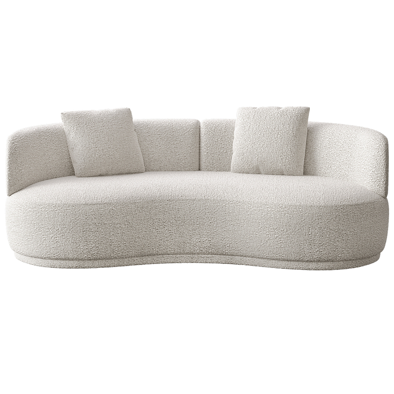 Двухместный диван Calypso Молочный в Липецке | Loft Concept 