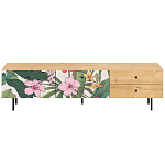 Длинная ТВ-тумба с принтом на ящиках Elise TV Stand варинант исполнения - 15 | Loft Concept в Липецке
