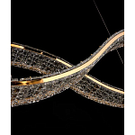 Люстра волнистой формы с фактурным хрустальным плафоном Light Delight варинант исполнения - 6 | Loft Concept в Липецке