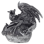 Декоративная статуэтка Дракон Silver Dragon Statuette варинант исполнения - 3 | Loft Concept в Липецке