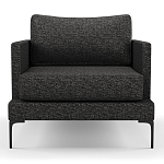 Мебельная ткань Шенилл темно-серый цвет 138 см T4-40 варинант исполнения - 6 | Loft Concept в Липецке