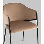 Стул Brace велюр капучино варинант исполнения - 2 | Loft Concept в Липецке