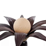 Настольная лампа черная INDONESIAN LAMPS варинант исполнения - 2 | Loft Concept в Липецке