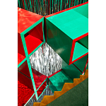 Дизайнерская разноцветная скамья Canton Bench варинант исполнения - 5 | Loft Concept в Липецке