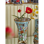 Ваза со стрекозой из фарфора с бронзовыми элементами Paradise Dragonfly варинант исполнения - 5 | Loft Concept в Липецке