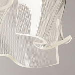 Подвесной светильник цилиндрической формы с прозрачным волнистым плафоном Wave Line варинант исполнения - 8 | Loft Concept в Липецке