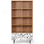 Широкий стеллаж с принтом Elise Rack варинант исполнения - 19 | Loft Concept в Липецке