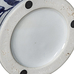 Ваза с бело-синей росписью и изображением цветов Blue & White Ornament варинант исполнения - 2 | Loft Concept в Липецке