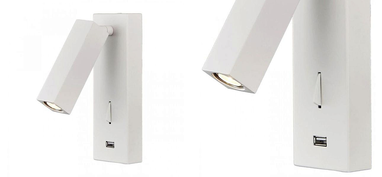 Бра Chelsom WALL LED DOCK White USB Бра Chelsom WALL LED DOCK White USB - Loft-Concept в Липецке