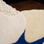 Ковер ручной работы Electric blue and popcorn варинант исполнения - 2 | Loft Concept в Липецке