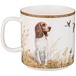 Кружка из фарфора с изображением фазанов и собаки 400 мл Hunting Porcelain Collection варинант исполнения - 1 | Loft Concept в Липецке