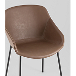 Стул Ashby экокожа светло-коричневый варинант исполнения - 3 | Loft Concept в Липецке