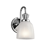 Бра с матовым ребристым плафоном в форме колокола Kichler варинант исполнения - 1 | Loft Concept в Липецке