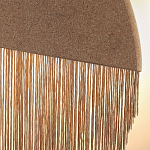 Бра круглое натуральная пробка с бахромой Natural Cork варинант исполнения - 2 | Loft Concept в Липецке