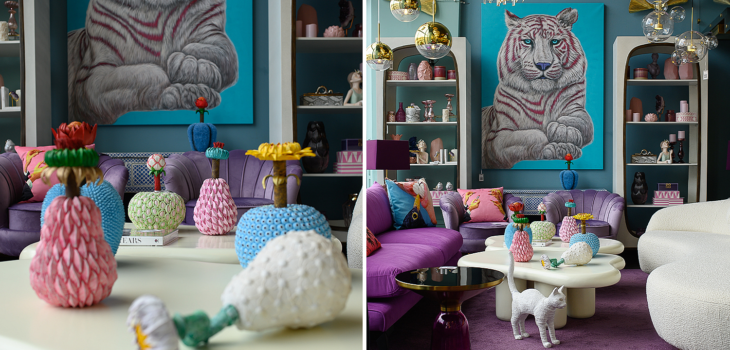 Статуэтка тропический фрукт Tropical Fruit Blue Yellow Статуэтка тропический фрукт Tropical Fruit Blue Yellow - Loft-Concept в Липецке