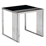 Столик журнальный с черной стеклянной столешницей Embodiment of Contemporary Art  варинант исполнения - 1 | Loft Concept в Липецке