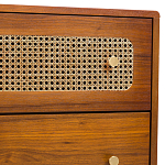 Комод с 6-ю ящиками с декором из ротанга Degarmo Chest of Drawers варинант исполнения - 5 | Loft Concept в Липецке