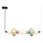 Подвесной светильник линейный с керамическими элементами 24W LED Fragrant Light варинант исполнения - 1 | Loft Concept в Липецке