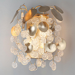 Бра с декоративными подвесками из прозрачного стекла в форме монеток FAIRYTREE Light варинант исполнения - 3 | Loft Concept в Липецке