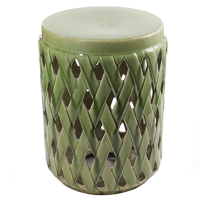 Керамический табурет Ceramic Chair Light Green Зеленый Керамический табурет Ceramic Chair Light Green Зеленый в Липецке | Loft Concept