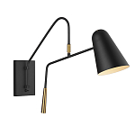 Бра черного цвета с конусным плафоном Feiss варинант исполнения - 1 | Loft Concept в Липецке