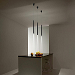 Подвсеной светильник светодиодный металлический цилиндрической формы Высота 80см Trumpet tube варинант исполнения - 9 | Loft Concept в Липецке