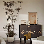 Настольная лампа с прямоугольным основанием из натурального камня c тканевым абажуром Lapis Tiburtinus варинант исполнения - 5 | Loft Concept в Липецке