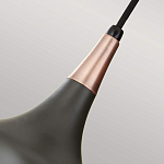  Подвесной светильник с каплевидным плафоном темного цвета Feiss варинант исполнения - 4 | Loft Concept в Липецке