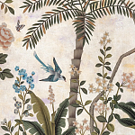 Обои ручная роспись Siam White Metal варинант исполнения - 4 | Loft Concept в Липецке