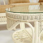 Комплект уличной мебели из ротанга Clara белый варинант исполнения - 9 | Loft Concept в Липецке